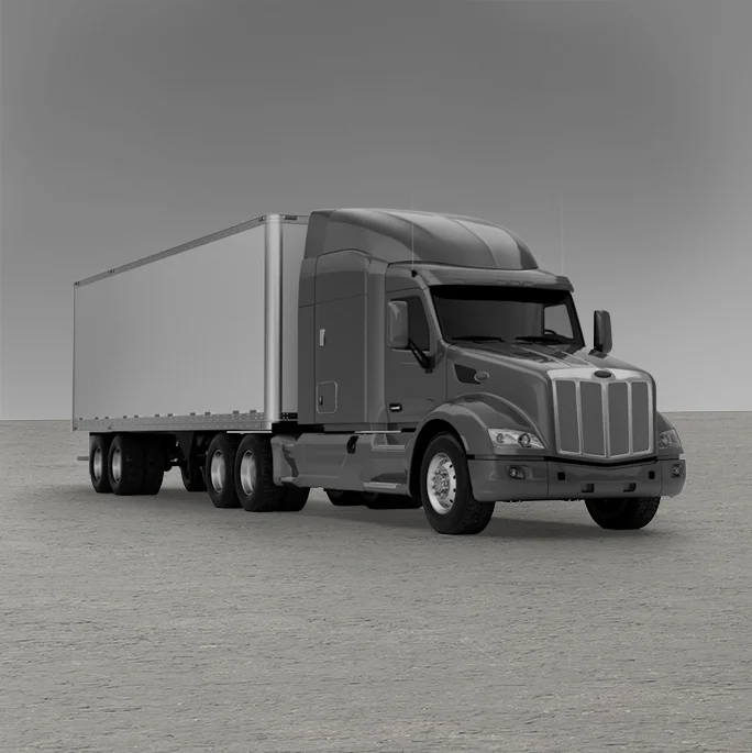 trucking front view