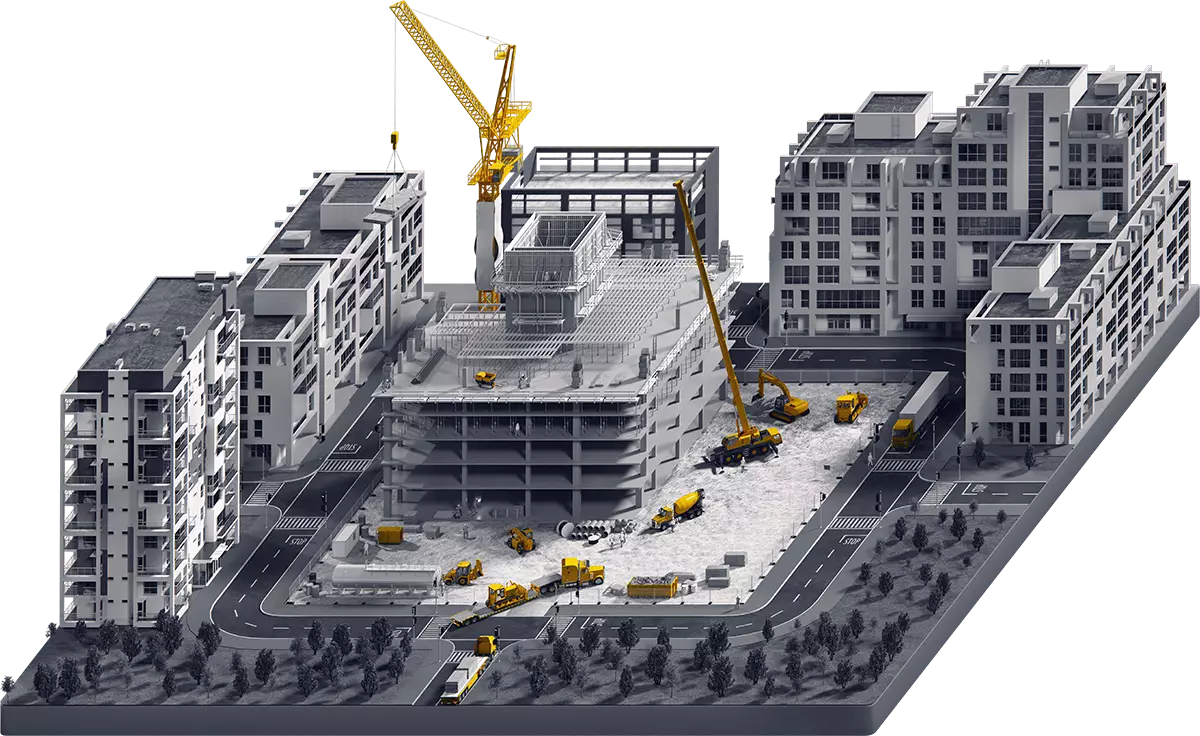 construction site illustration
