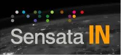 Sensata IN 4c logo on dark photo